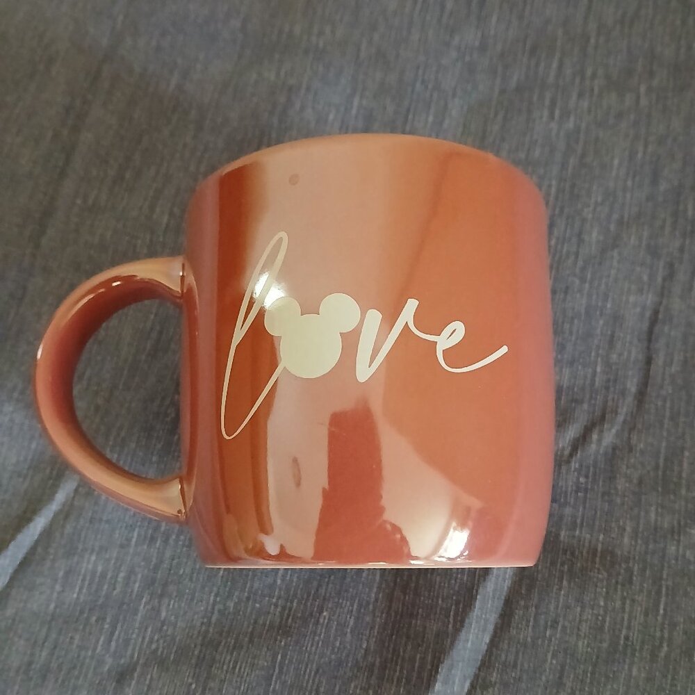 Disney Love Pink Mug New